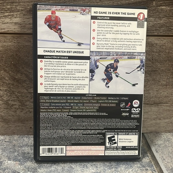 5 for $60 - NHL 08 for PlayStation 2 - Red - Picture 3 of 3